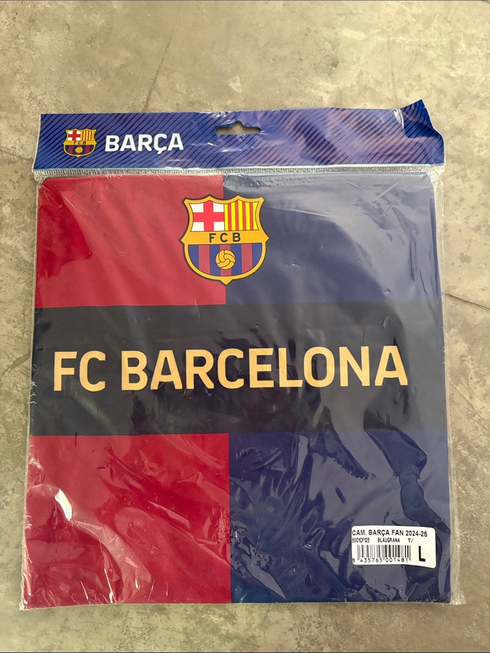 FC Barcelona Crest jersey — Red & Navy 2024-2025 season
